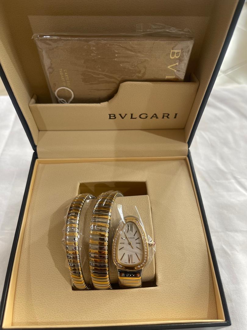 Bulgari spiral wrist watch